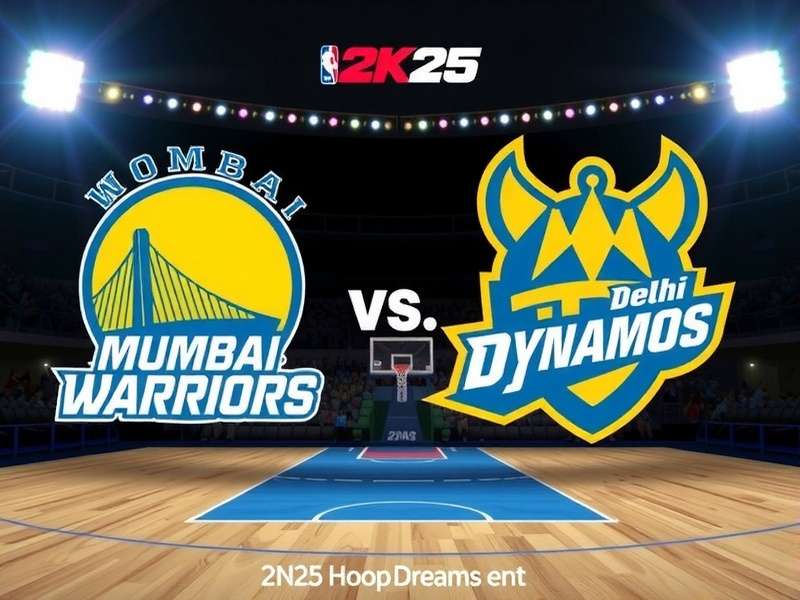 NBA 2K25 Hoop Dreams Indian Teams - Mumbai Warriors vs Delhi Dynamos