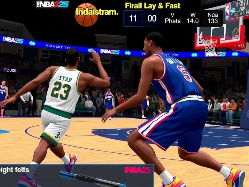 NBA 2K25 Hoop Dreams Gameplay showing an Indian player vs NBA star